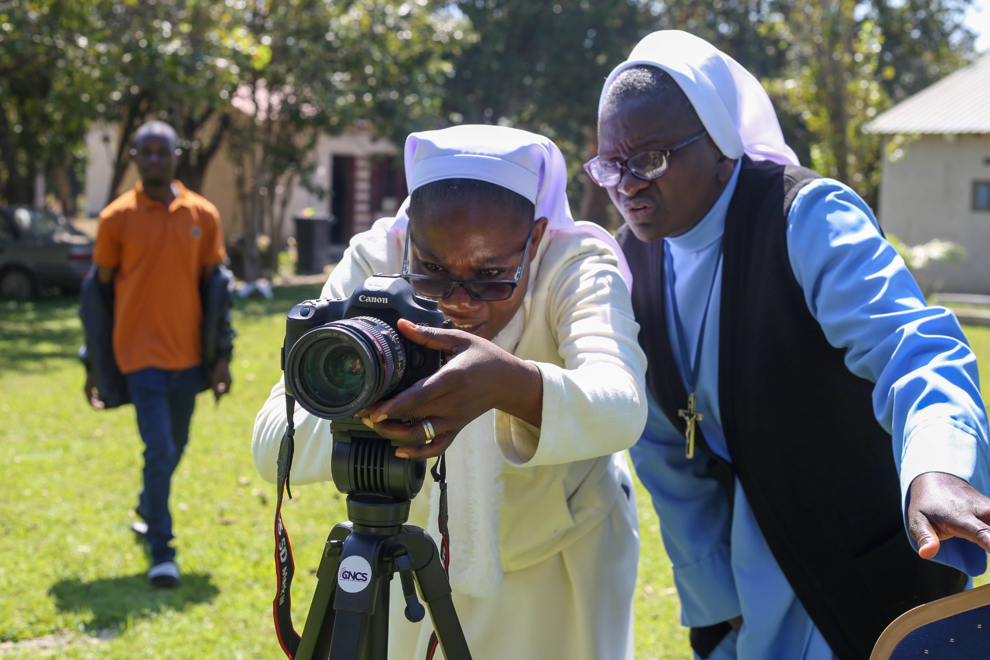CNCS Sisters with camera